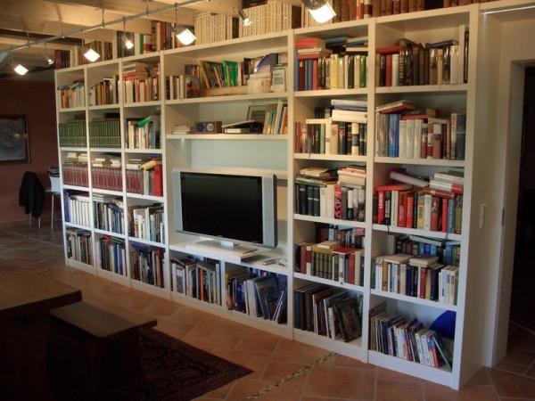 TV- und Bücherregal
